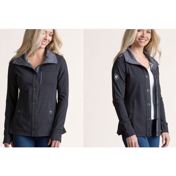 Kuhl Krush Cotton-Blend Jacket in Charcoal Size XS - Picture 1 of 5